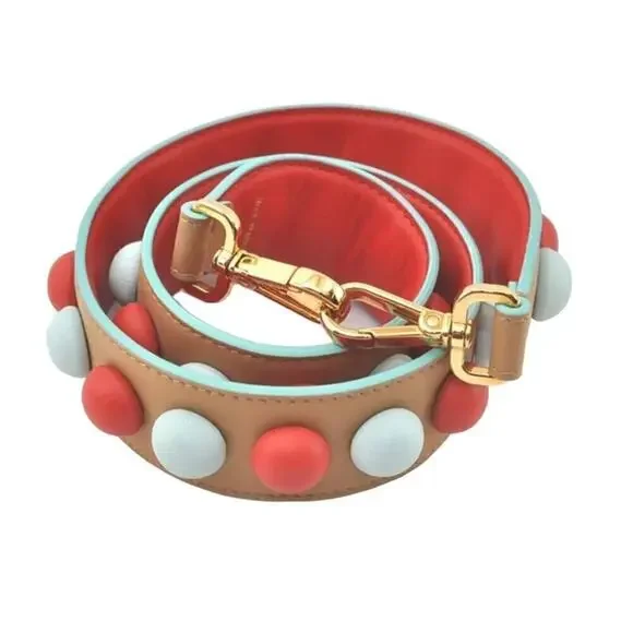 Fendi Multicolor leather bag strap with gold-tone hardware. - Picture 3 of 15